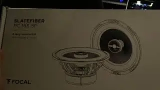 TEST FOCAL PC 165 SF SLATEFIBER COAXIAL 2 way for Rear  Speaker, Zenix All seat 8.1 speaker