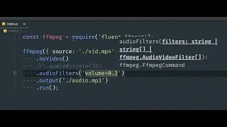 Get mp3 from video using fluent-ffmpeg library