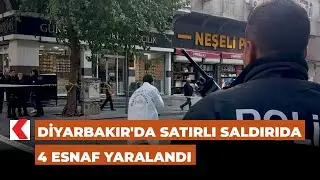 Diyarbakır'da satırlı saldırıda 4 esnaf yaralandı