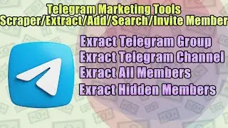 How to bulk extract telegram group |channel All members? 