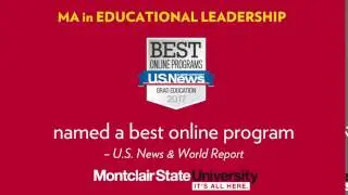 Earn your MA in Educational Leadership online