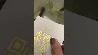 Gold Foil Printed Acrylic Invitations ✨💃🏽 #wedding #invitations #weddinginspiration