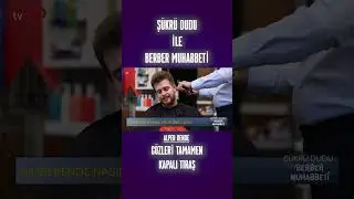 Şükrü Dudu ile Berber Muhabbeti TV100 - Alper Rende, Gözleri Kapalı Tıraş Oluyor