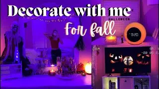 DECORATING MY ROOM FOR FALL/HALLOWEEN 🎃