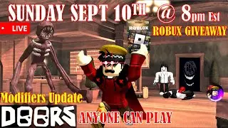 [Roblox] DOORS Modifier Update w/ fans gift card giveaway ep24