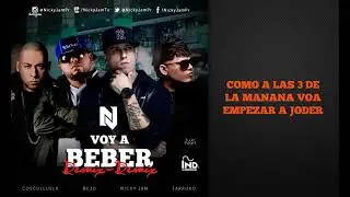 Nicky Jam, Voy a Beber (REMIX.. 😉😎🤔☺