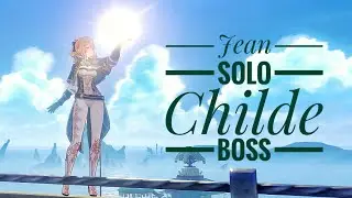 Jean Solo Childe Boss | No Food Buffs | Genshin Impact