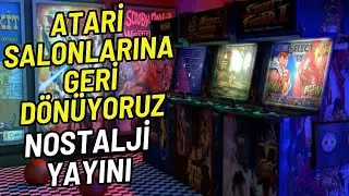 Atari Salonlarına Geri Dönüyoruz - Nostalji Yayını - 2 Oyun Hediye