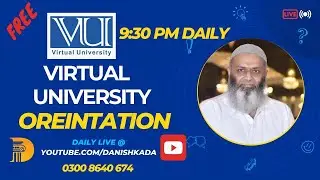 Virtual University Online Orientation ( Day-1 ) 2025
