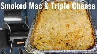 Smoked Mac and Cheese on a Traeger #shorts