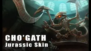 League of Legends: Jurassic Cho'gath Skin Artwork