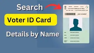 How to Search Voter ID by name |  EPIC | Serial no | Polling station  details by name | TFS