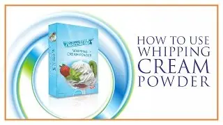 How to use Whipped Cream Powder for Cake Decoration?