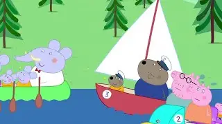 Катание на лодке | Свинка Пеппа на русском все серии подряд | Мультики