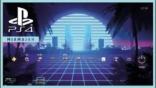 Midnight Synthwave City - Xposed | PS4 (Dynamic Theme) HD