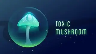 Toxic Mushroom | Vector speed drawing | Affinity Designer