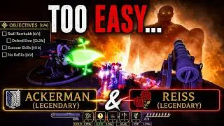 How I DUO the colossal titan raid with REISS and ACKERMANN...