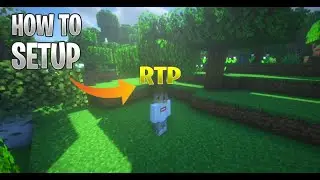 How To Setup RTP  In Aternos Server  Make Rtp Npc Click To Random Teleport !! 