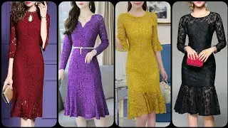 Mesmerising And Very Pretty High Waisted Lace Sheath/Bodycon Dresses