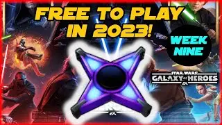 Week 9 F2P SWGOH Farming in 2023 - My First Zeta Mats at Level 78!  And More MOD Struggles...