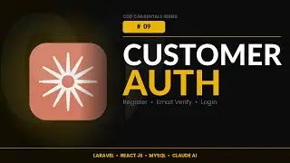 Build a Car Fleet App with Claude AI #9 | Laravel User Registration with Email Verify, Login & Auth