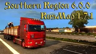 18+●ETS 2●Southern Region 6.0.0 + RusMap 1.7.1●