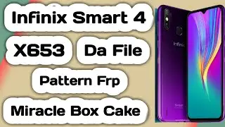 infinix x653c x653 pattern Frp  Miracle box free |Infinix Smart 4