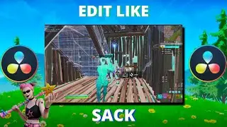 How To Edit A Fortnite Montage Just Like *SACK* In Davinci Resolve (FREE PRESETS)