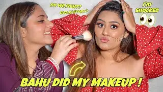 BAHU DID MY MAKEUP + ANSWERING YOUR SPICY QUESTIONS! 😳