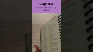 Medical Coding Book Demonstration - ICD-10-CM Code Screening for sickle cell disorder