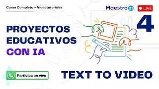 Proyectos Educativos con IA : Text to Video