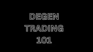 Step by Step Tutorial on How to Start Degen Trading