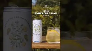 Hot summer days are here. Enjoy your Taylor's Chip Dry & Tonic. #cocktail  #portwine #portandtonic