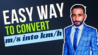 How to Convert m/s to km/h | Sindhi Sir | Easy conversion for Job Prep