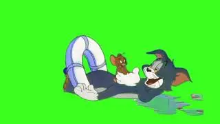 Tom and Jerry green screen cartoon copyright free #greenscreen #trending #green