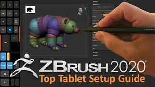 Zbrush 2020 Best Tablet Setup Guide for 2 in 1 or Microsoft Surface Pro, Surface Book, Surface Go