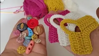 40 yıl düşünsen aklına gelmez ne işe yaradığı kendime ördüm sipariş aldım kolay tığişi Wow amazing