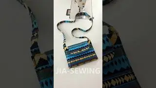 Cross Bag w/ Multiple Slots✨ | DIY | Quick Sewing Tips No.189