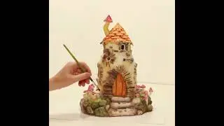 ❣DIY Fairy House Lamp Using Plastic Bottles and Pebbles❣