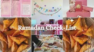 Ramadan Check-list🌙✨ | Ultimate Ramadan Preparation Guide | Your Complete Checklist! | Think Tank
