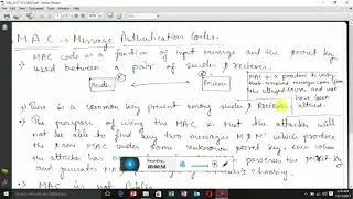 MAC (message authentication code ) in cryptography network system