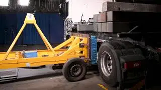 Краш-тесты бензобаков на грузовике Scania