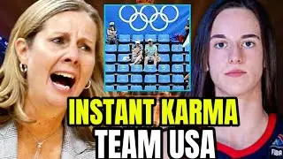 Cheryl Reeve & Team USA Couldn't Do THIS since Caitlin Clark's OLYMPICS SNUB...INSTANT KARMA 🚨👀