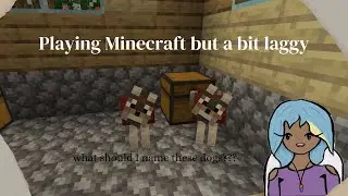 Playing Minecraft after a bit but it was slightly laggy