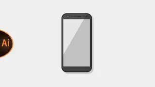 How to create a Mobile Phone Illustration - Vector Illustration Tutorial