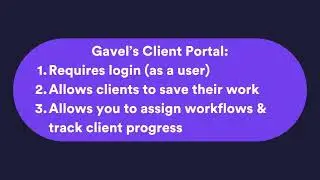 Gavel Client Portal