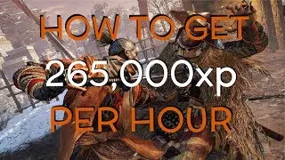 Sekiro Shadows Die Twice XP Farming 265,000xp PER HOUR!!