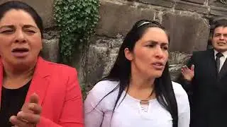 Pastor Hugo albornoz evangelizando en el aniversario de su iglesia