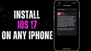 How to Install IOS 17 Without WIFI - Update to IOS 17 on iPhone