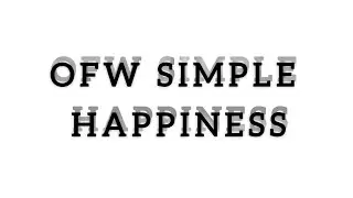 OFW SIMPLE HAPPINESS #israelcaregiver #stressrelief @baebssilva